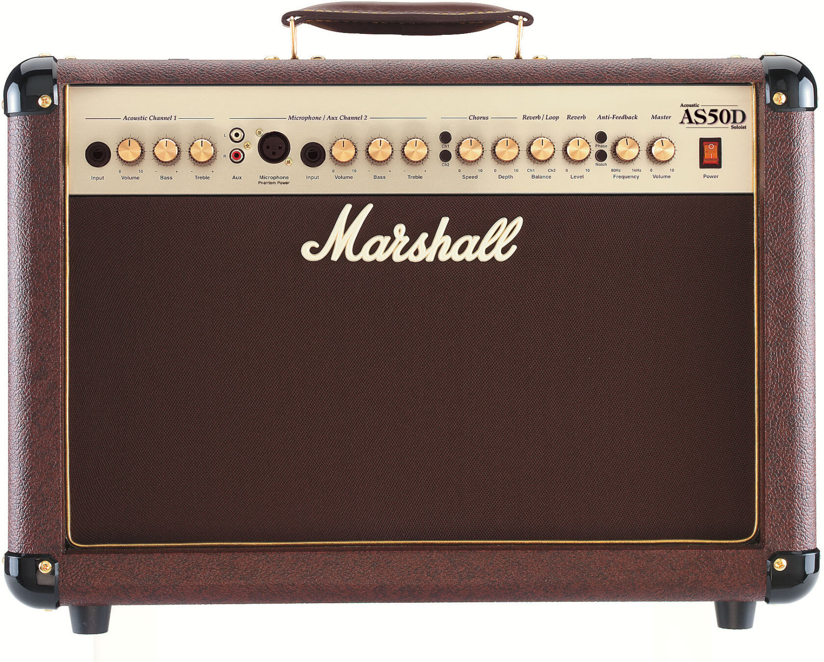 Marshall As50d Acoustic 2x8 50w - Combo voor elektrische gitaar - Main picture