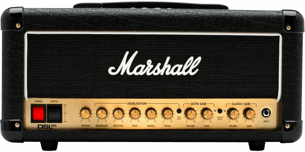 Marshall Dsl20h Head 10/20w - Gitaarversterker top - Main picture