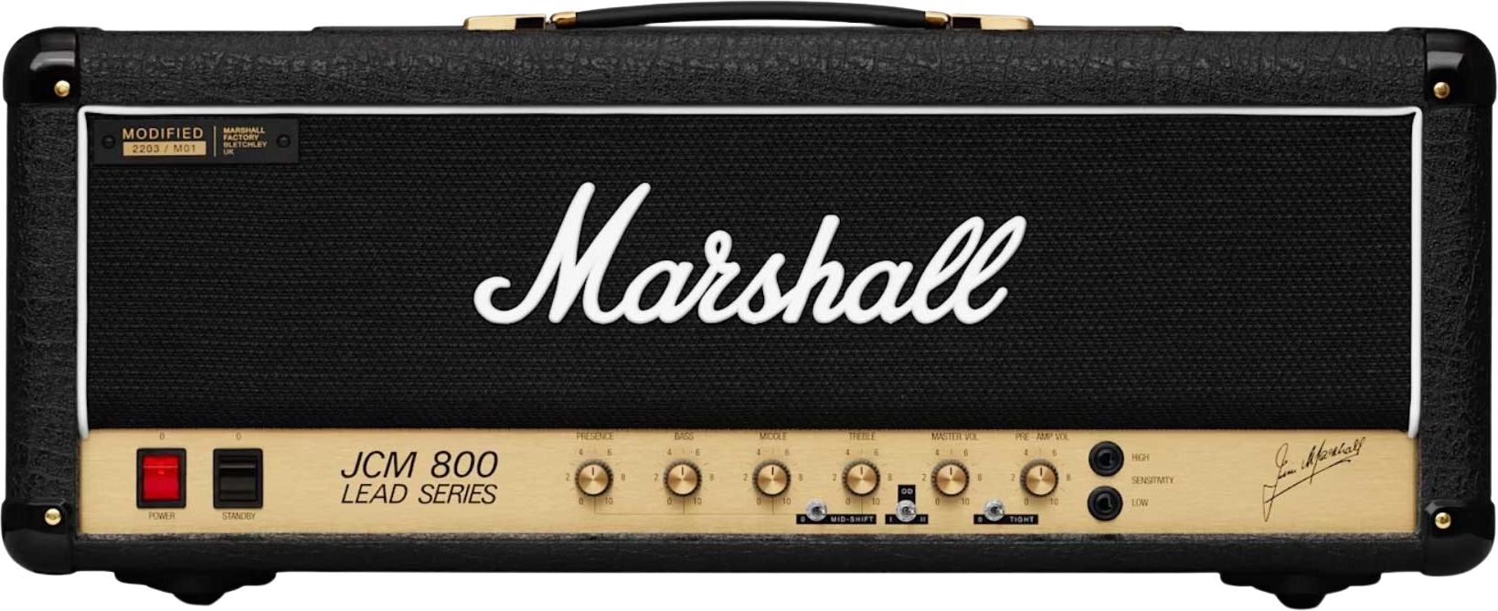 Marshall Jcm800 Modified Head 2203 100w El34 - Gitaarversterker top - Main picture