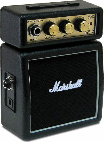 Marshall Ms-2 Micro Amp Black - Elektrische gitaar mini versterker - Main picture