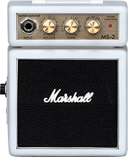Marshall Ms-2 White - Elektrische gitaar mini versterker - Main picture