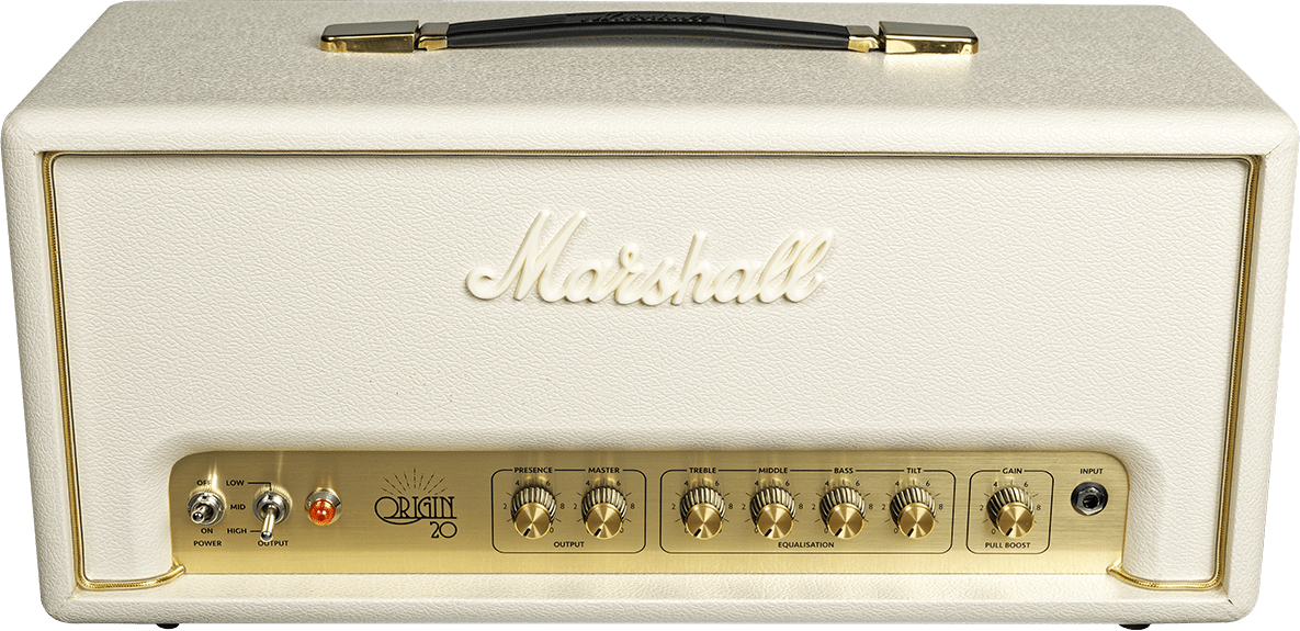 Marshall Origin 20 Head Cream Levant - Gitaarversterker top - Main picture