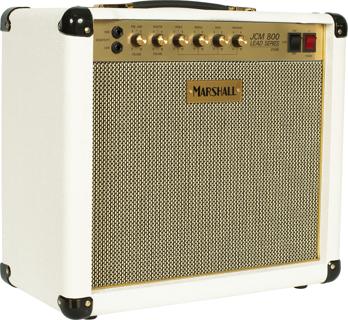 Marshall Studio Classic Sc20c 5/20w 1x10 White Elephant Grain - Combo voor elektrische gitaar - Main picture