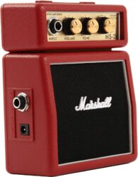 Elektrische gitaar mini versterker Marshall MS-2 Red