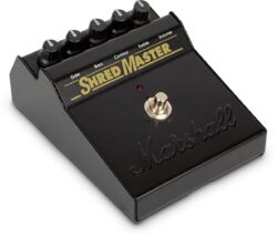 Overdrive/distortion/fuzz effectpedaal Marshall Shredmaster 60th Anniversary