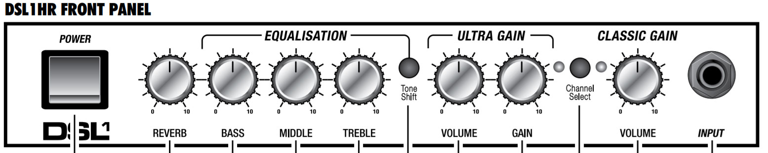 Marshall Dsl1h Head 0.1/1w - Gitaarversterker top - Variation 1