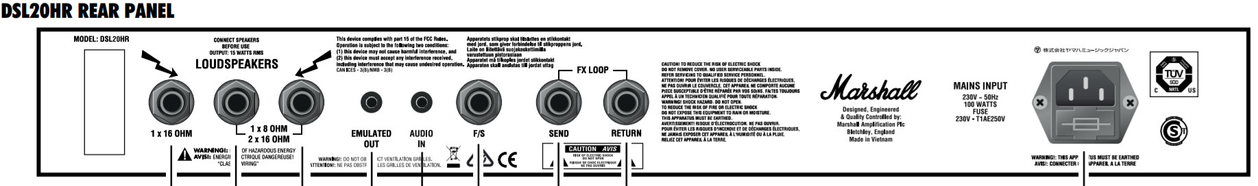 Marshall Dsl20h Head 10/20w - Gitaarversterker top - Variation 2