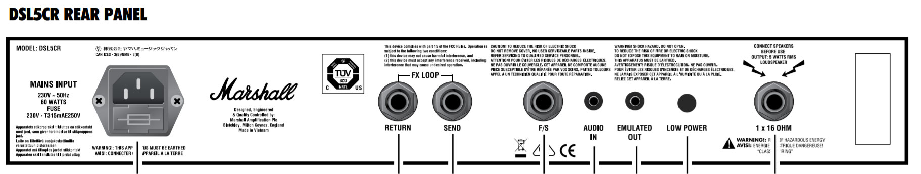 Marshall Dsl5c 1/5w 1x10 - Combo voor elektrische gitaar - Variation 2