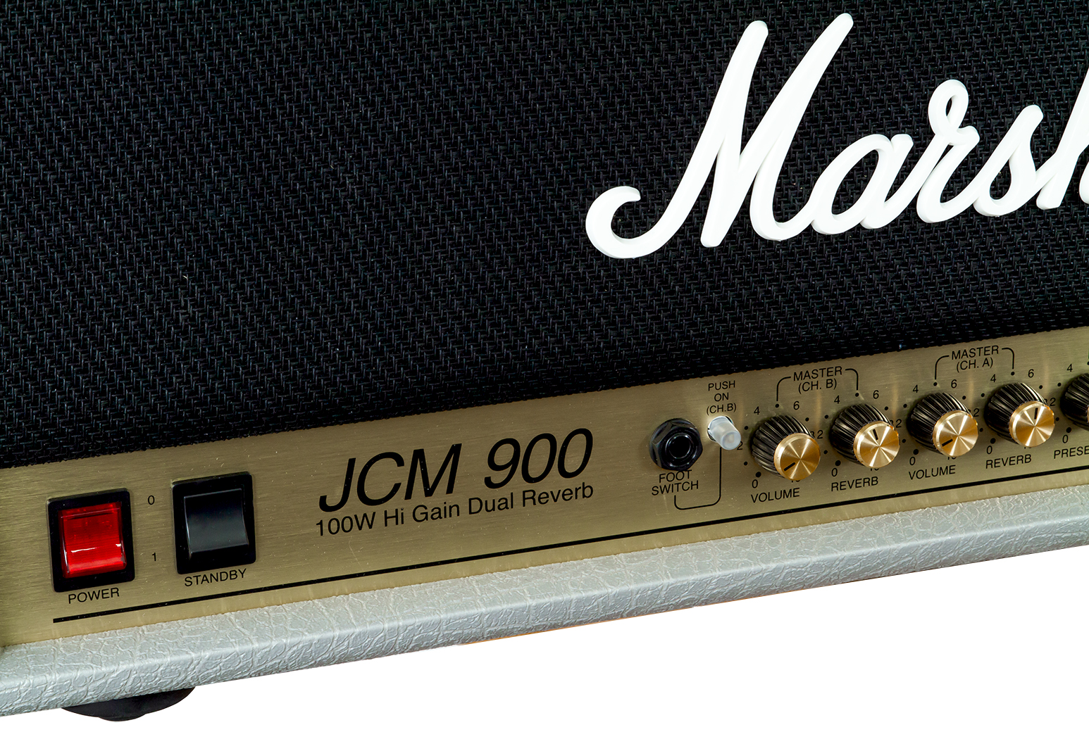 Marshall Jcm900 4100 Vintage Reissue Head 100w El34 Silver - Gitaarversterker top - Variation 2