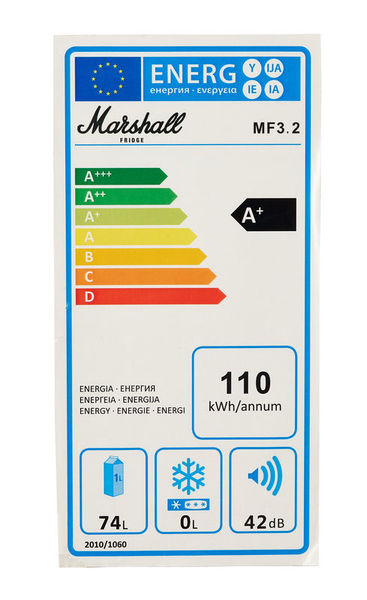 Marshall Fridge 3.2 - 74 Litres - Koelkast - Variation 2