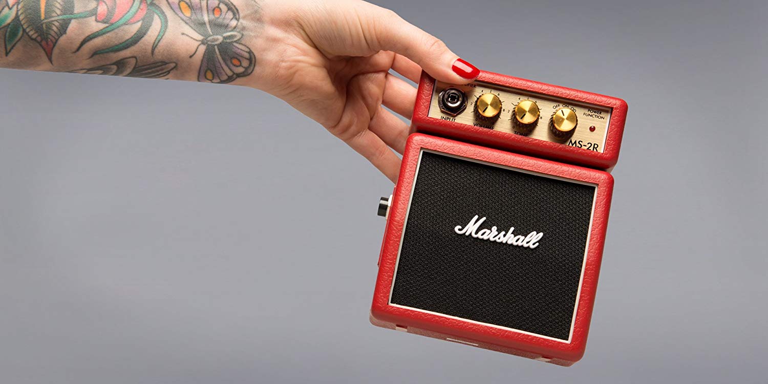 Marshall Ms-2 Red - Elektrische gitaar mini versterker - Variation 4