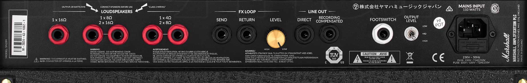 Marshall Studio 900 Head Sn20h 20w 5881 - Gitaarversterker top - Variation 3