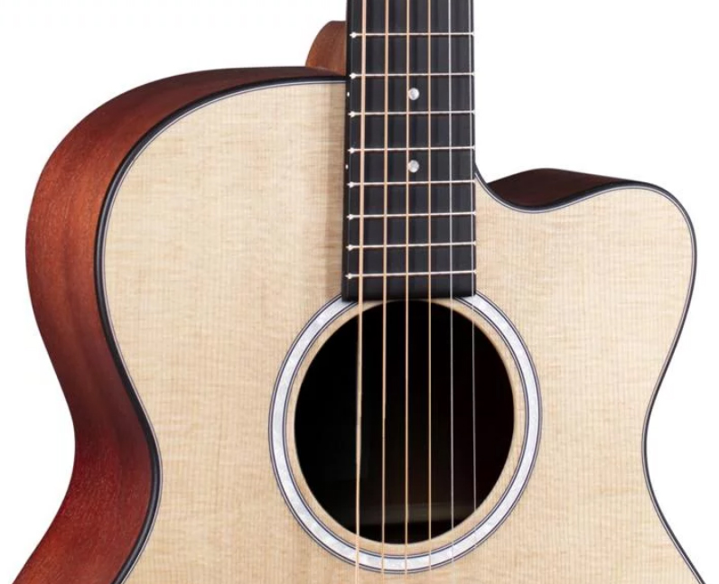 Martin 000cjr-10e Auditorium Junior Cw Epicea Sapele Ric +housse - Natural Satin - Western reisgitaar - Variation 2