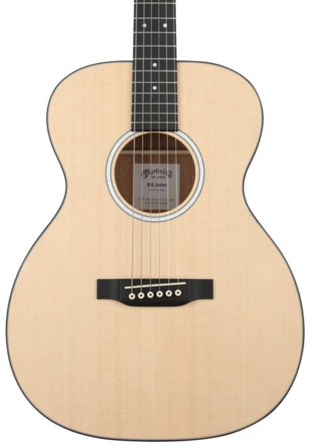 Martin 000jr-10 Auditorium Junior Epicea Sapele Ric +housse - Natural Satin - Western reisgitaar - Variation 2