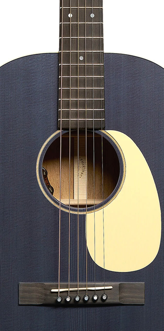 Martin 00l16e 00 Shsc Epicea Acajou Eb - Blue Denim - Folk gitaar - Variation 2