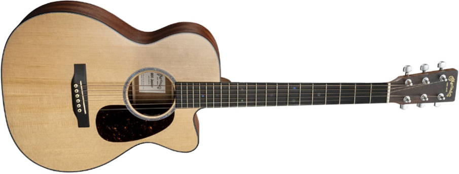 Martin 000cjre Junior 000 15/16 Pan Coupe Epicea Sapele Ric - Natural Satin - Volksgitaar - Main picture