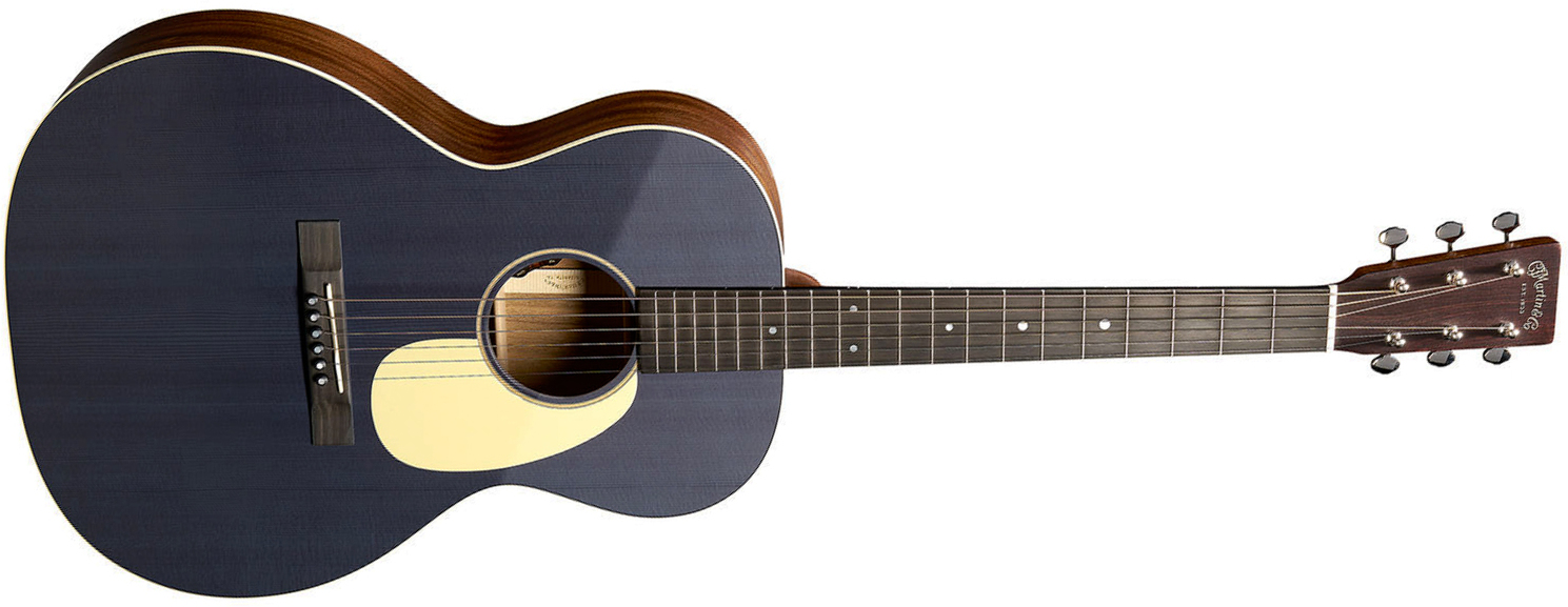 Martin 00l16e 00 Shsc Epicea Acajou Eb - Blue Denim - Folk gitaar - Main picture