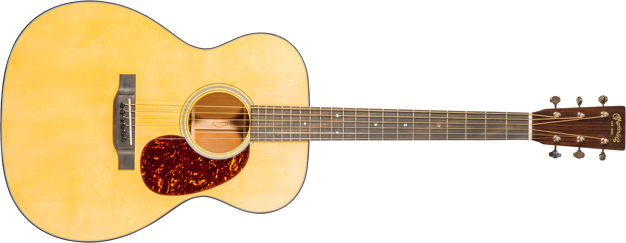 Martin Custom Shop 000-18 Cs-000-c21101911 Epicea Acajou Eb #2681195 - Natural Clear - Westerngitaar & electro - Main picture