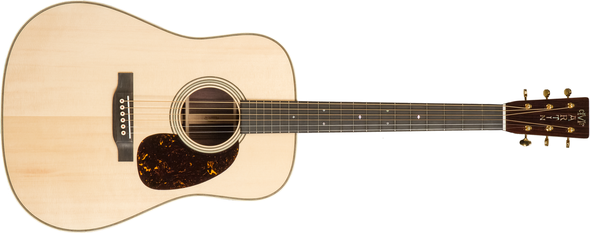 Martin Custom Shop Cs-d-c23036012 Dreadnought Epicea Adirondack Palissandre Eb #2814870 - Natural - Volksgitaar - Main picture