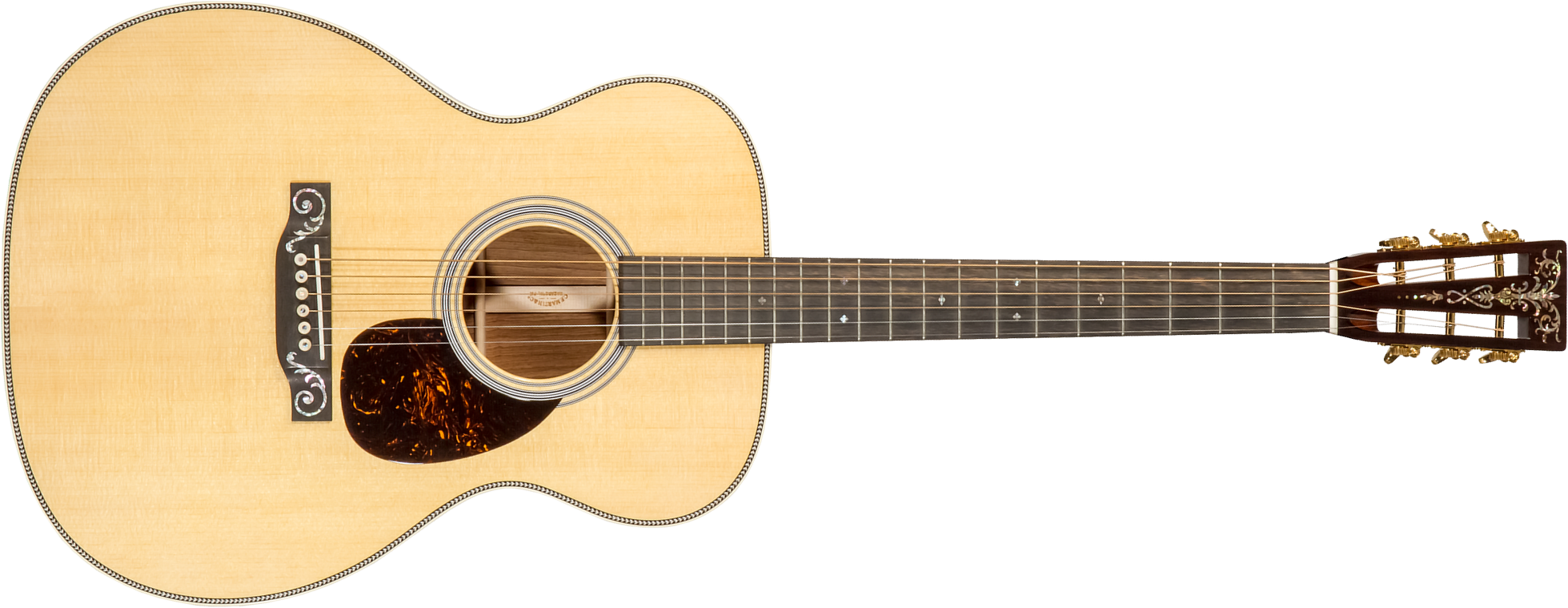 Martin Custom Shop Cs-om-c22025684 Orchestra Epicea Palissandre Eb #2736830 - Natural Aging Toner - Westerngitaar & electro - Main picture