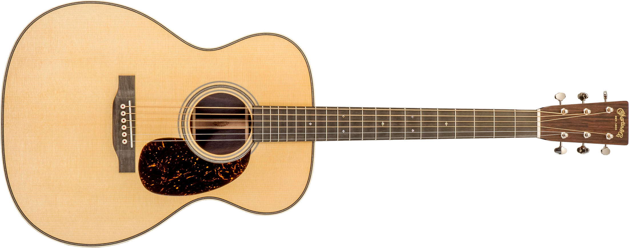 Martin Custom Shop Cs-om-c23036412 Orchestra Epicea Palissandre Eb #2816487 - Natural Aging Toner - Volksgitaar - Main picture