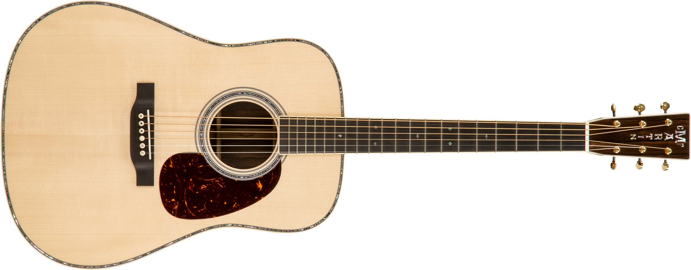 Martin Custom Shop Dreadnought Epicea Adirondack Ziricote Eb #2375257 - Natural - Westerngitaar & electro - Main picture