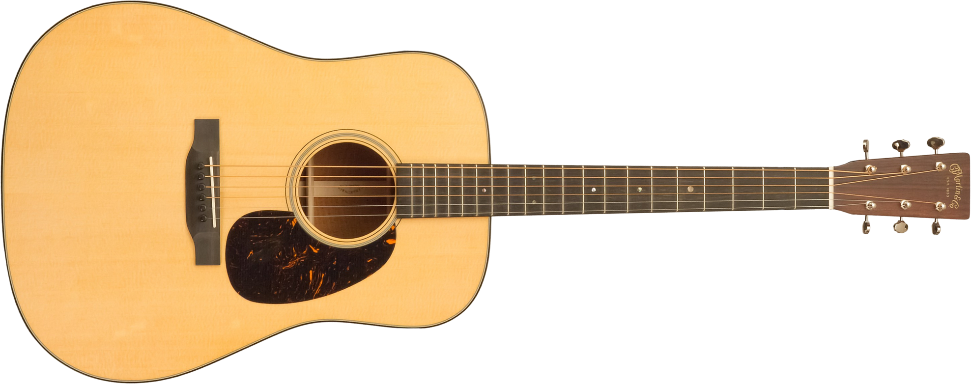 Martin Custom Shop Dreadnought Epicea Sitka / Acajou #2964131 - Natural Aging Toner - Folk gitaar - Main picture