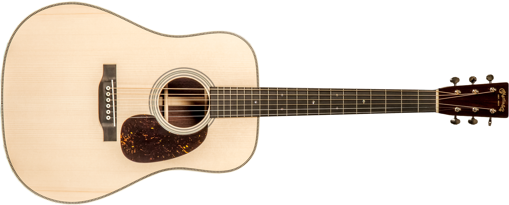 Martin Custom Shop Expert D-28 1937 Epicea Palissandre Eb 2747363 - Natural Vintage Low Gloss - Volksgitaar - Main picture