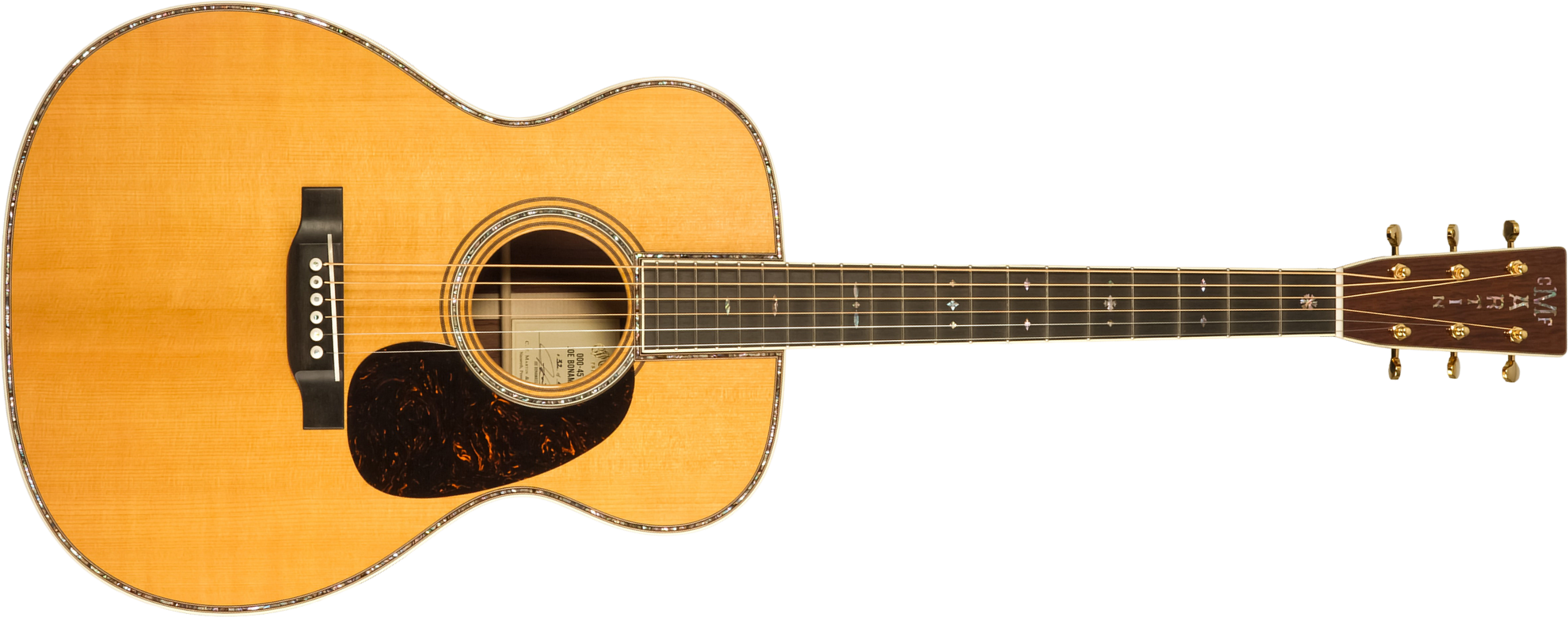 Martin Custom Shop Joe Bonamassa 00045 Ltd Signature 000 Shsc Epicea Palissandre Eb #2917432 - Natural Vintage - Volksgitaar - Main picture