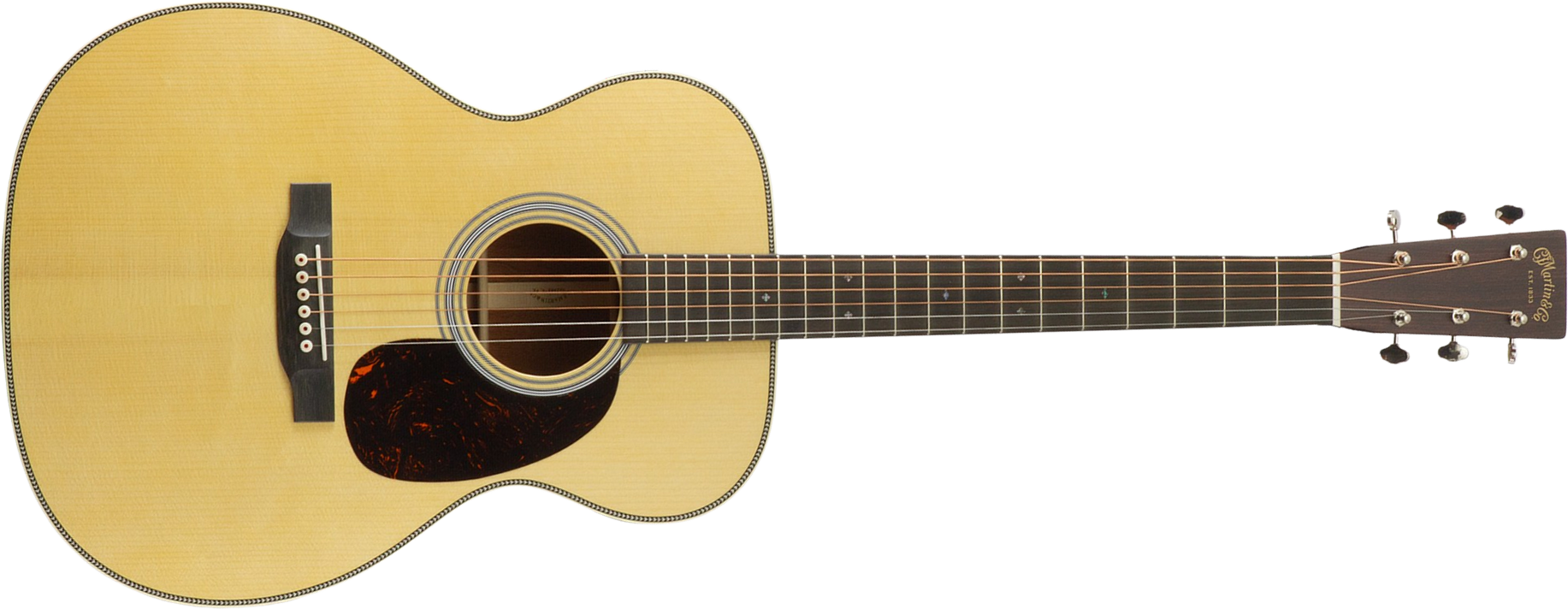 Martin Custom Shop Om Epicea Adirondack / Acajou Eb #2964118 - Natural Aging Toner - Folk gitaar - Main picture