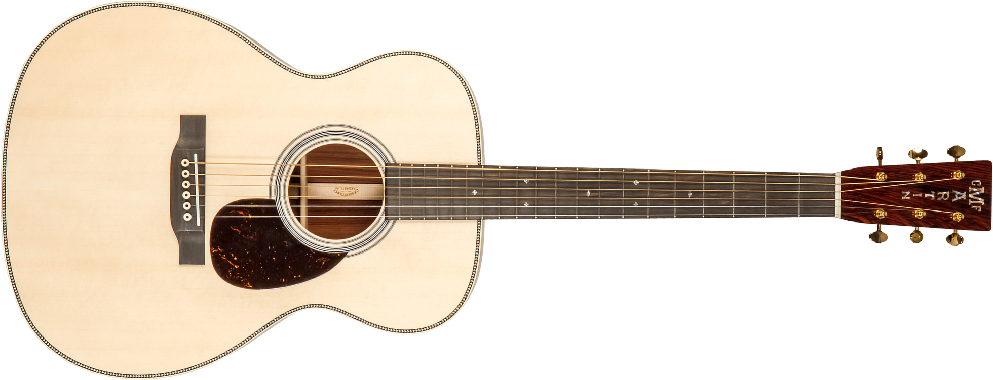 Martin Custom Shop Om Epicea Engelmann Cocobolo Eb #2736828 - Natural Clear - Westerngitaar & electro - Main picture