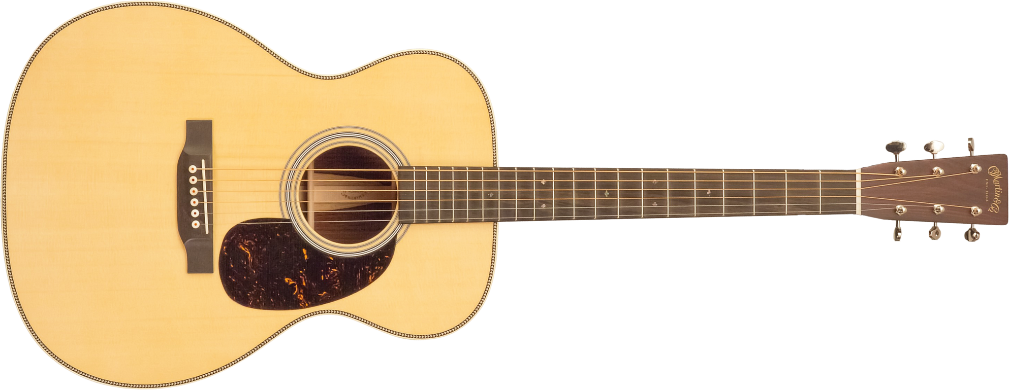 Martin Custom Shop Om Epicea Englemann / Palissandre Guatemala Eb #2964119 - Natural Aging Toner - Folk gitaar - Main picture