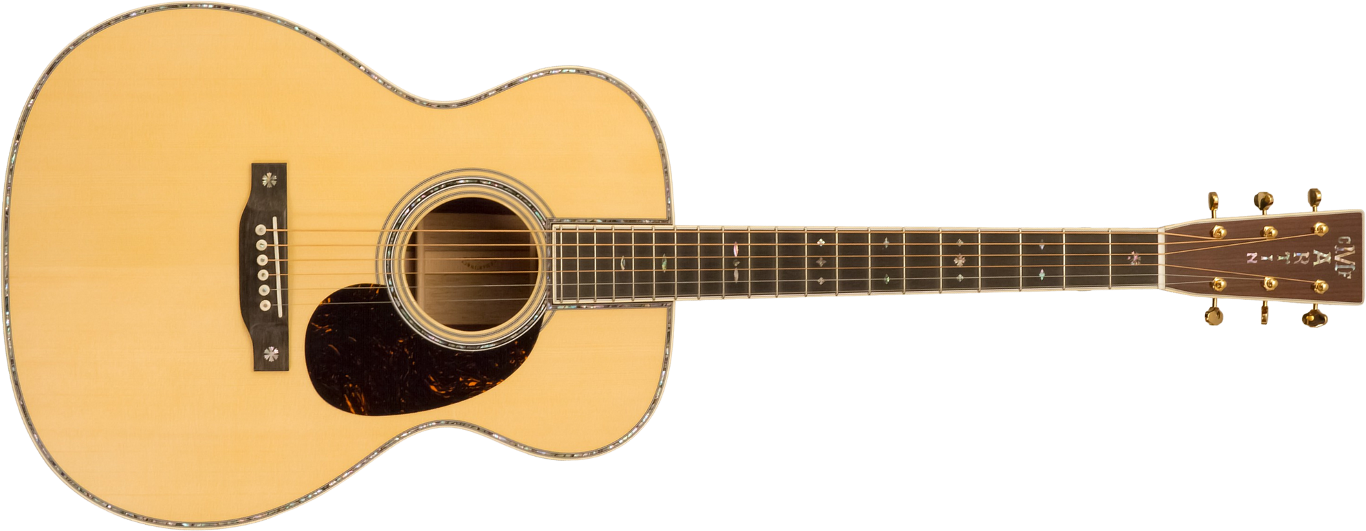 Martin Custom Shop Om Epicea Englemann / Palissandre Guatemala Eb #2969039 - Natural Aging Toner - Folk gitaar - Main picture