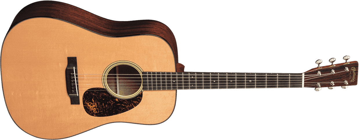 Martin D-18 Authentic 1939 Epicea Acajou Eb - Natural Vintage Gloss - Westerngitaar & electro - Main picture