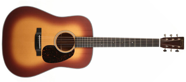 Martin D-18 Standard Dreadnought Epicea Acajou Eb - Satin Amberburst - Westerngitaar & electro - Main picture