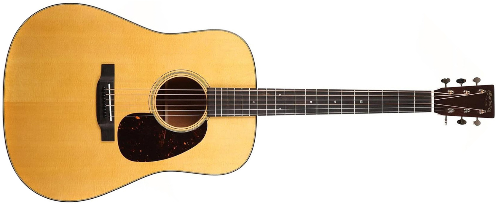 Martin D-18 Standard Dreadnought Epicea Acajou Eb - Satin Natural - Westerngitaar & electro - Main picture