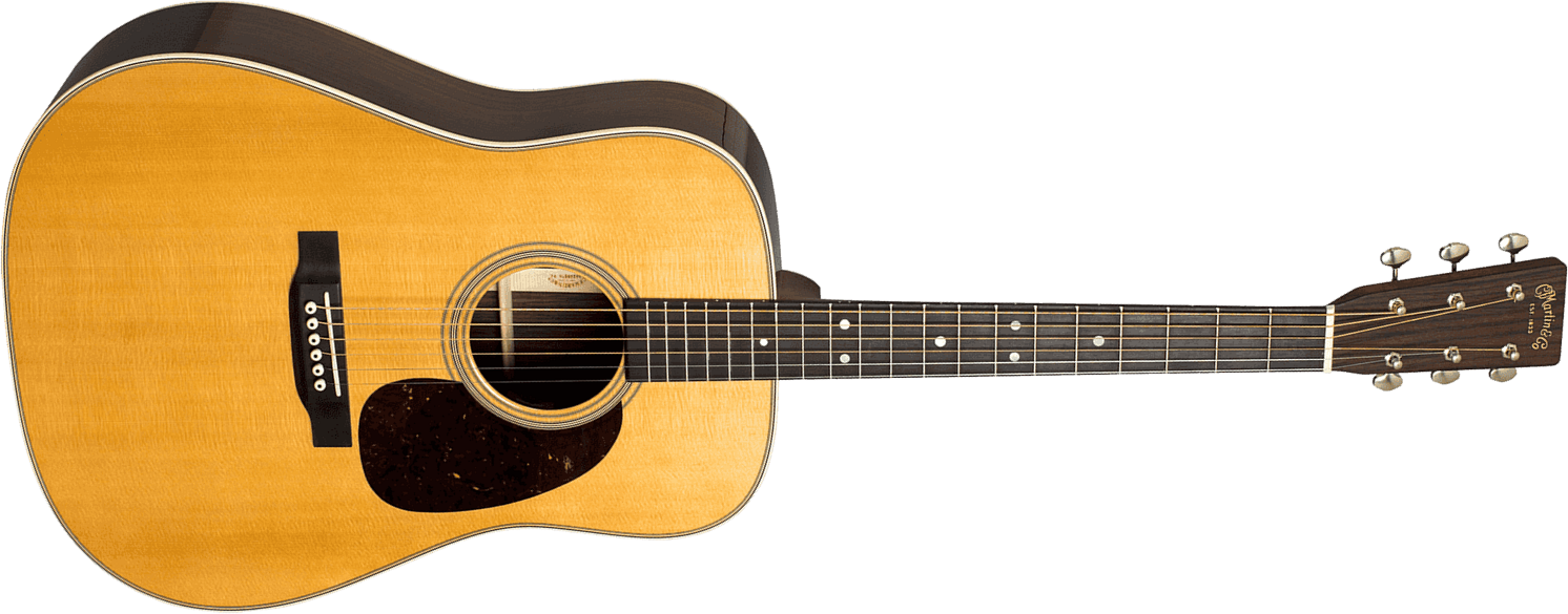 Martin D-28 Standard Dreadnought Epicea Palissandre Eb - Natural Gloss - Westerngitaar & electro - Main picture