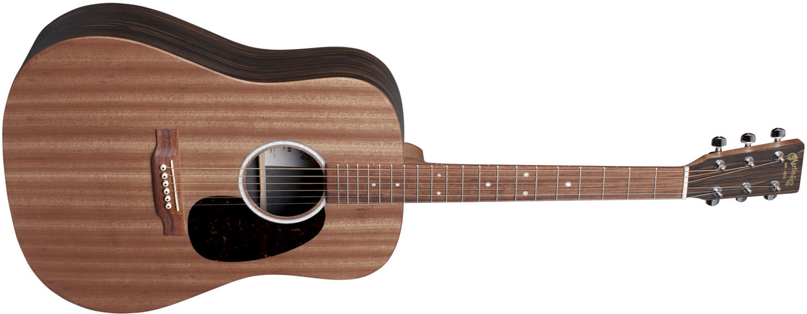 Martin D-x2e Macassar Dreadnought Epicea Ebene Hpl - Natural Satin - Elektro-akoestische gitaar - Main picture