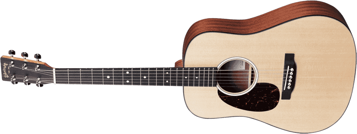 Martin Djr-10e Lh Dreadnought Junior Gaucher Epicea Sapele Ric +housse - Natural - Western reisgitaar - Main picture