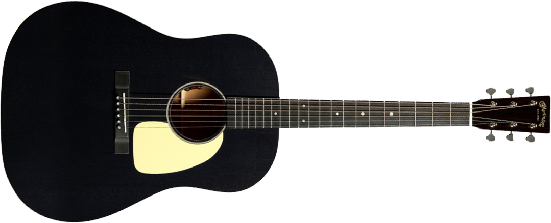 Martin Dss16e Dreadnought Epicea Acajou Eb - Black Smoke - Folk gitaar - Main picture