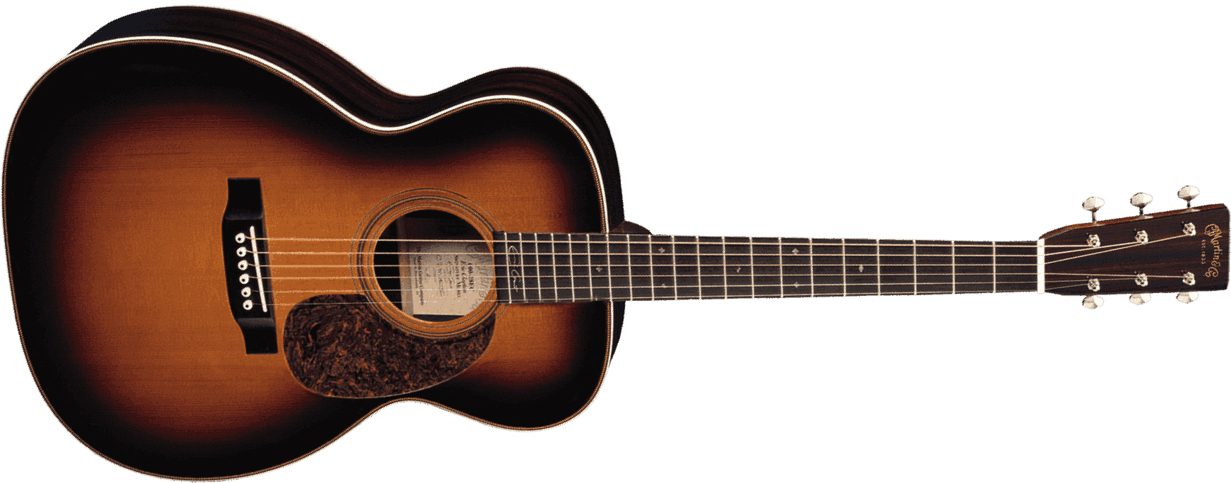 Martin Eric Clapton 000-28ec Custom Signature Auditorium Epicea Palissandre Eb - 1935 Sunburst - Elektro-akoestische gitaar - Main picture