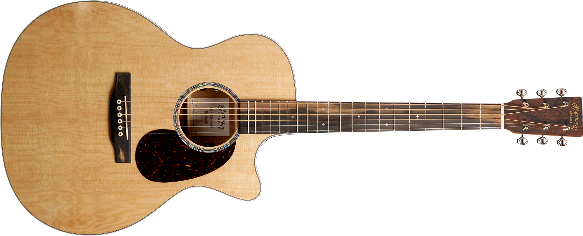 Martin Gpc13e Modern Grand Performance Cw Epicea Koa Eb - Natural - Folk gitaar - Main picture