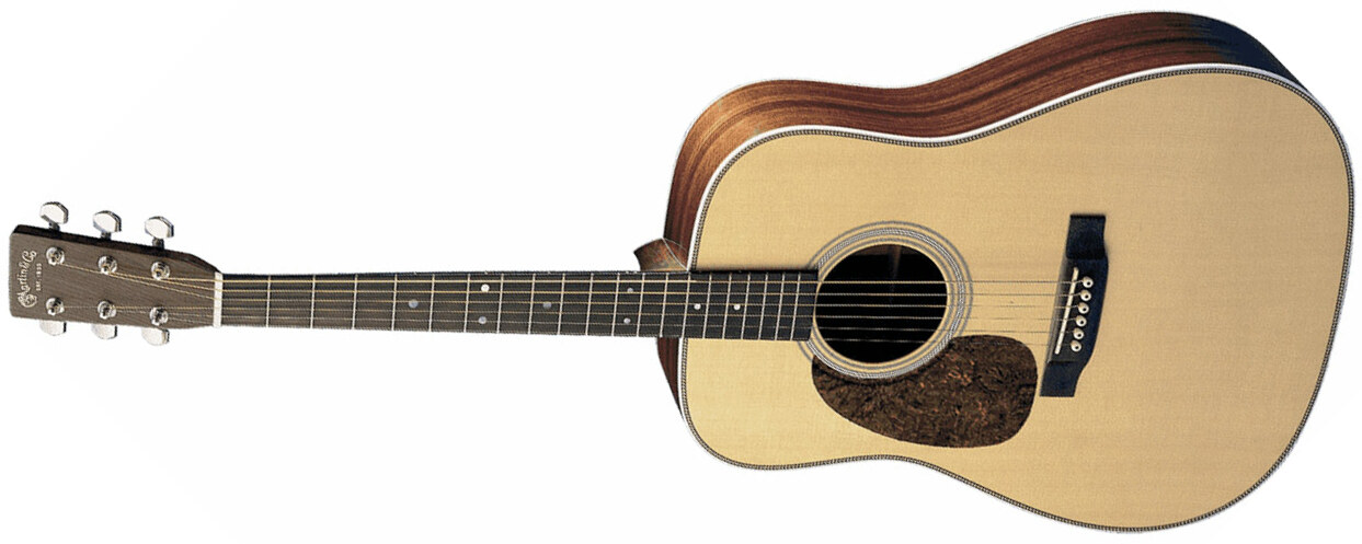 Martin Hd-28 Lh Gaucher Standard Dreadnought Epicea Palissandre - Natural - Westerngitaar & electro - Main picture