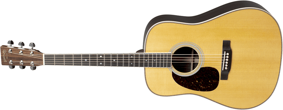 Martin Hd35 Lh Standard Golden Era Dreadnought Gaucher Epicea Palissandre Eb - Gloss Natural - Volksgitaar - Main picture
