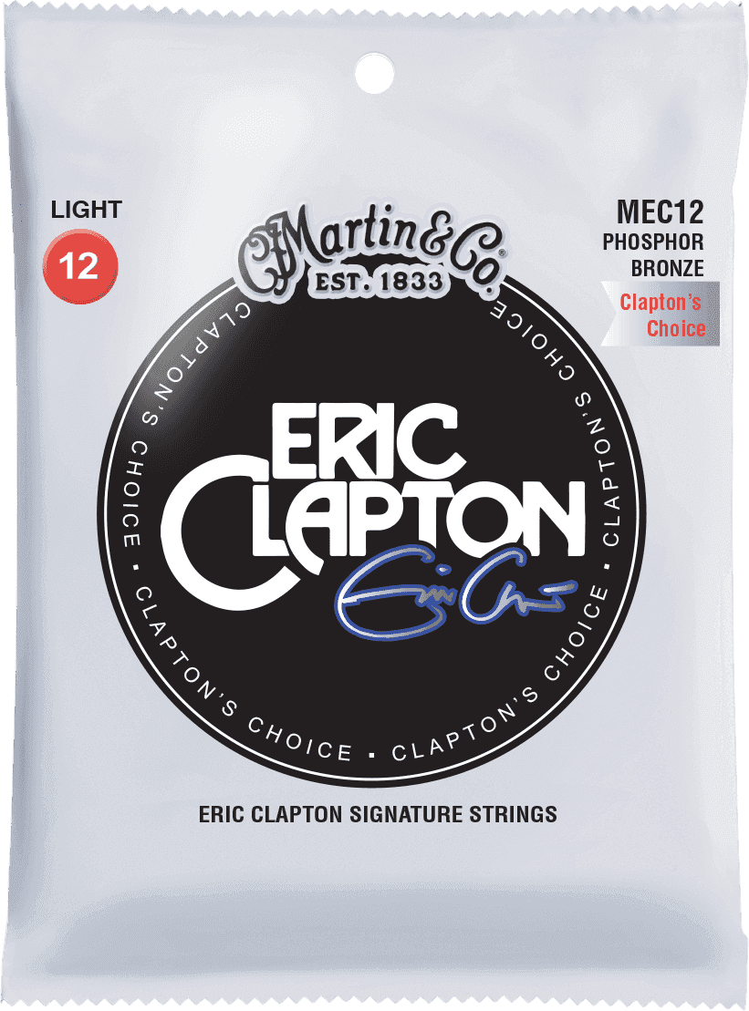 Martin Mec12 Eric Clapton 92/8 Phosphor Bronze Acoustic Guitar 6c 12-54 - Westerngitaarsnaren - Main picture