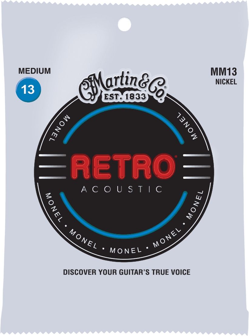 Martin Mm13 Retro Monel Acoustic Guitar 6c 13-56 - Westerngitaarsnaren - Main picture