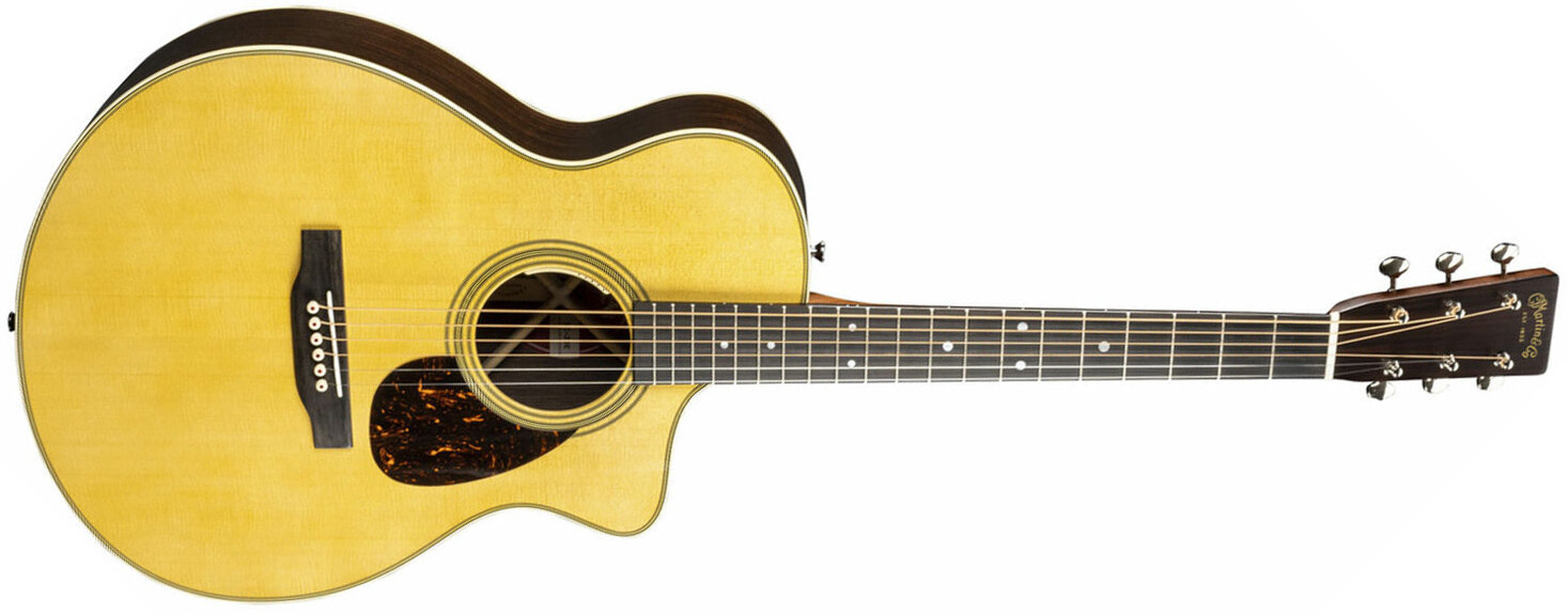 Martin Sc-28e Lr Baggs Anthem Standard Om Cw Epicea Palissandre Eb - Natural - Elektro-akoestische gitaar - Main picture