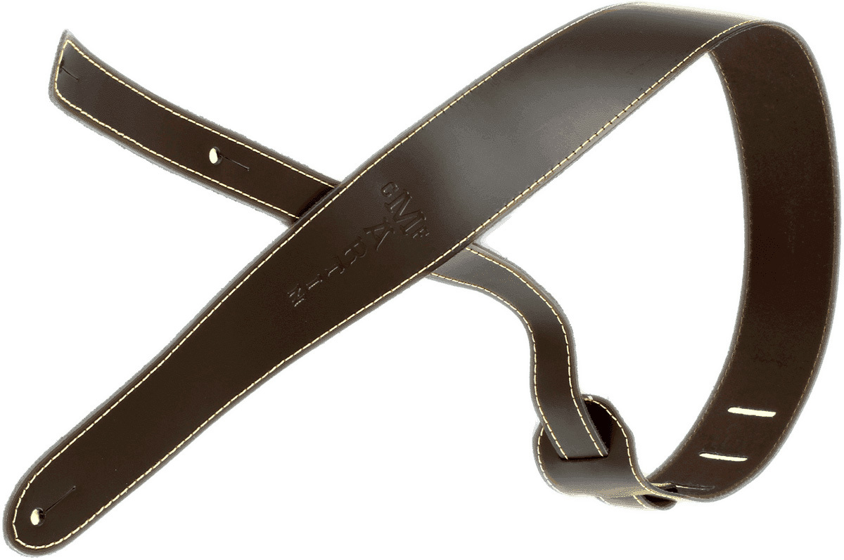 Martin Slim Style Strap 18a0045 2inc. Cuir Brown - Gitaarriem - Main picture