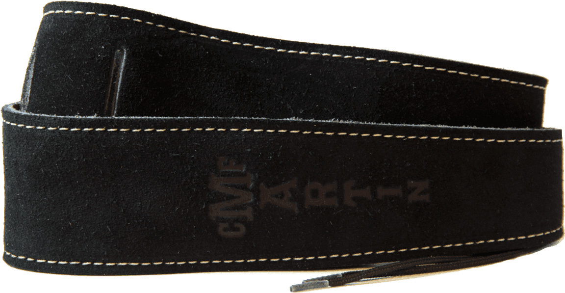 Martin Suede Strap 18a0016 2.5inc. Cuir Black - Gitaarriem - Main picture