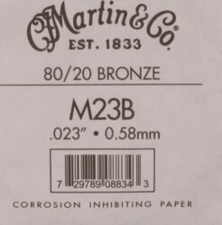Westerngitaarsnaren  Martin M23B 80/20 Bronze String 023 - Snaar per stuk